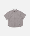 CHECK S/S SHIRT BROWN