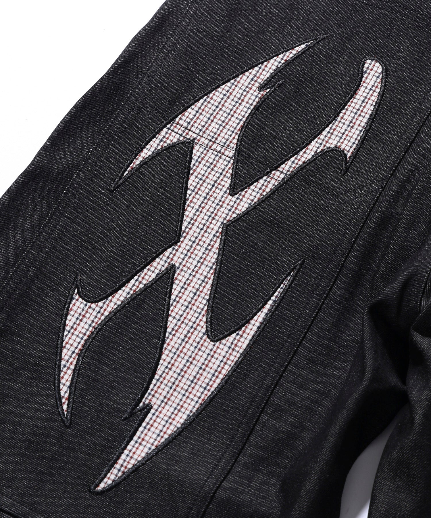 CUT OUT XL LOOSE SHORTS BLACK XLARGE