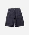 CUT OUT XL LOOSE SHORTS INDIGO
