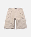 LABEL RIPSTOP SHORTS BEIGE