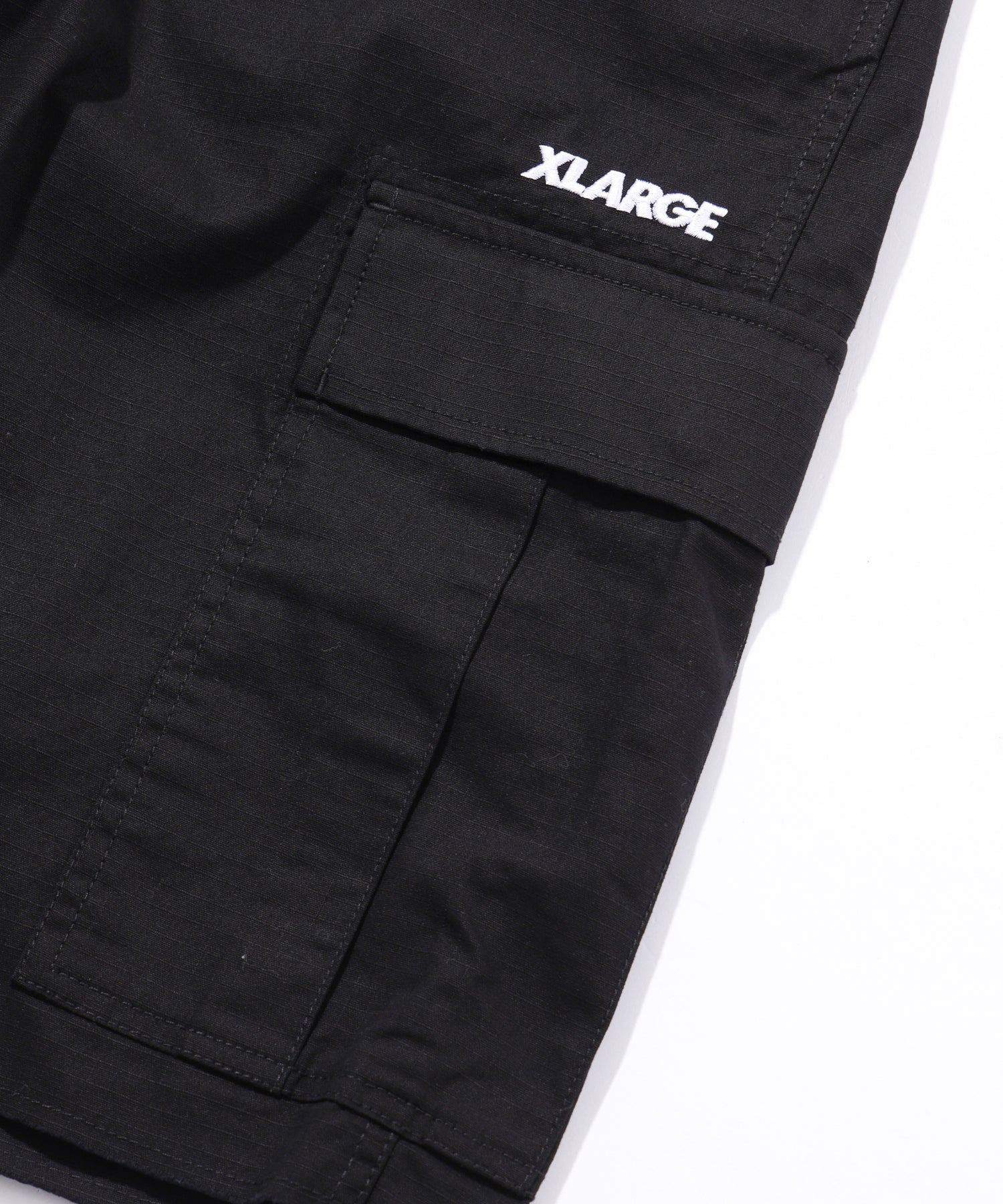 LABEL RIPSTOP SHORTS BLACK