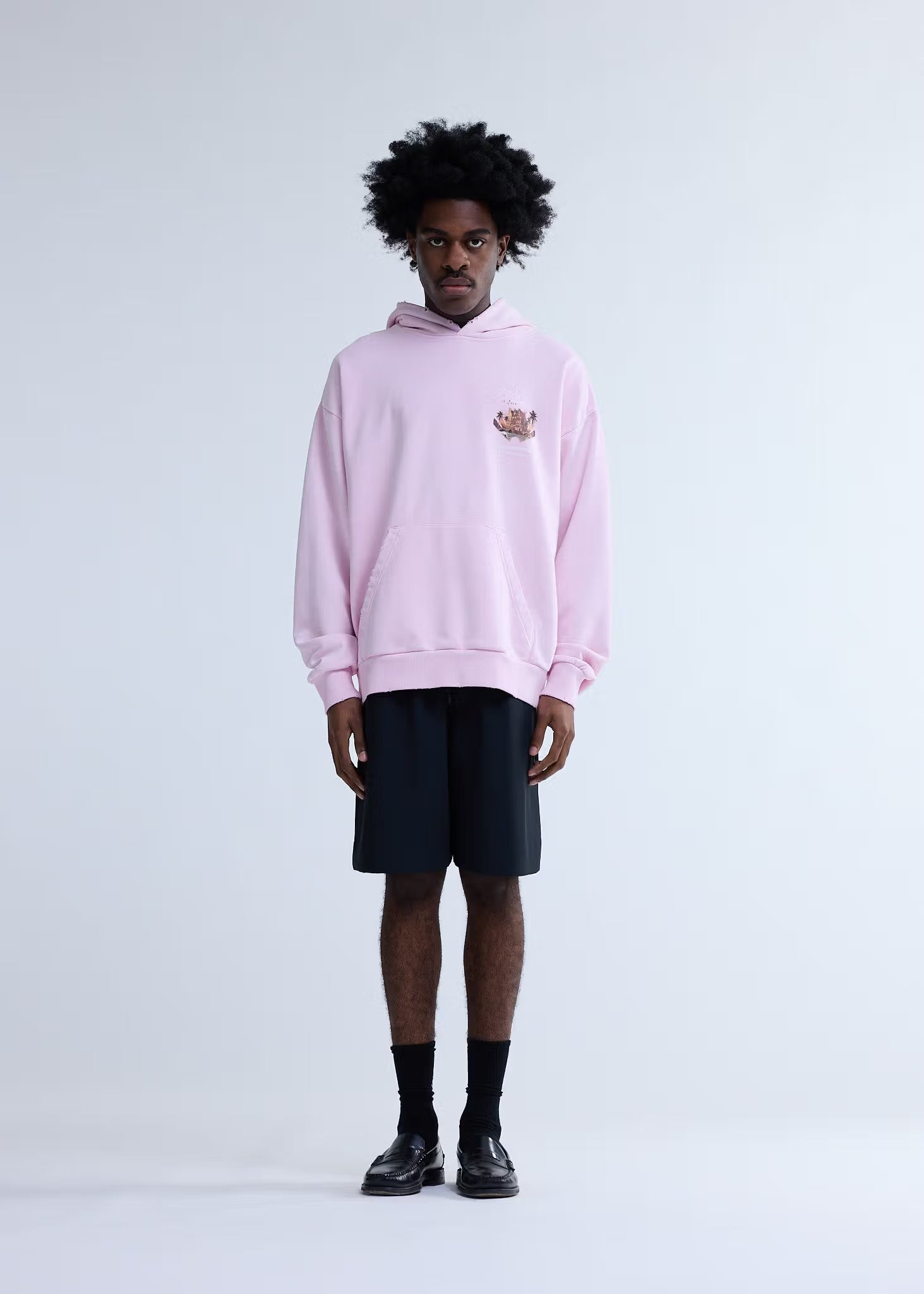 TROPICAL HOODIE PINK LADY