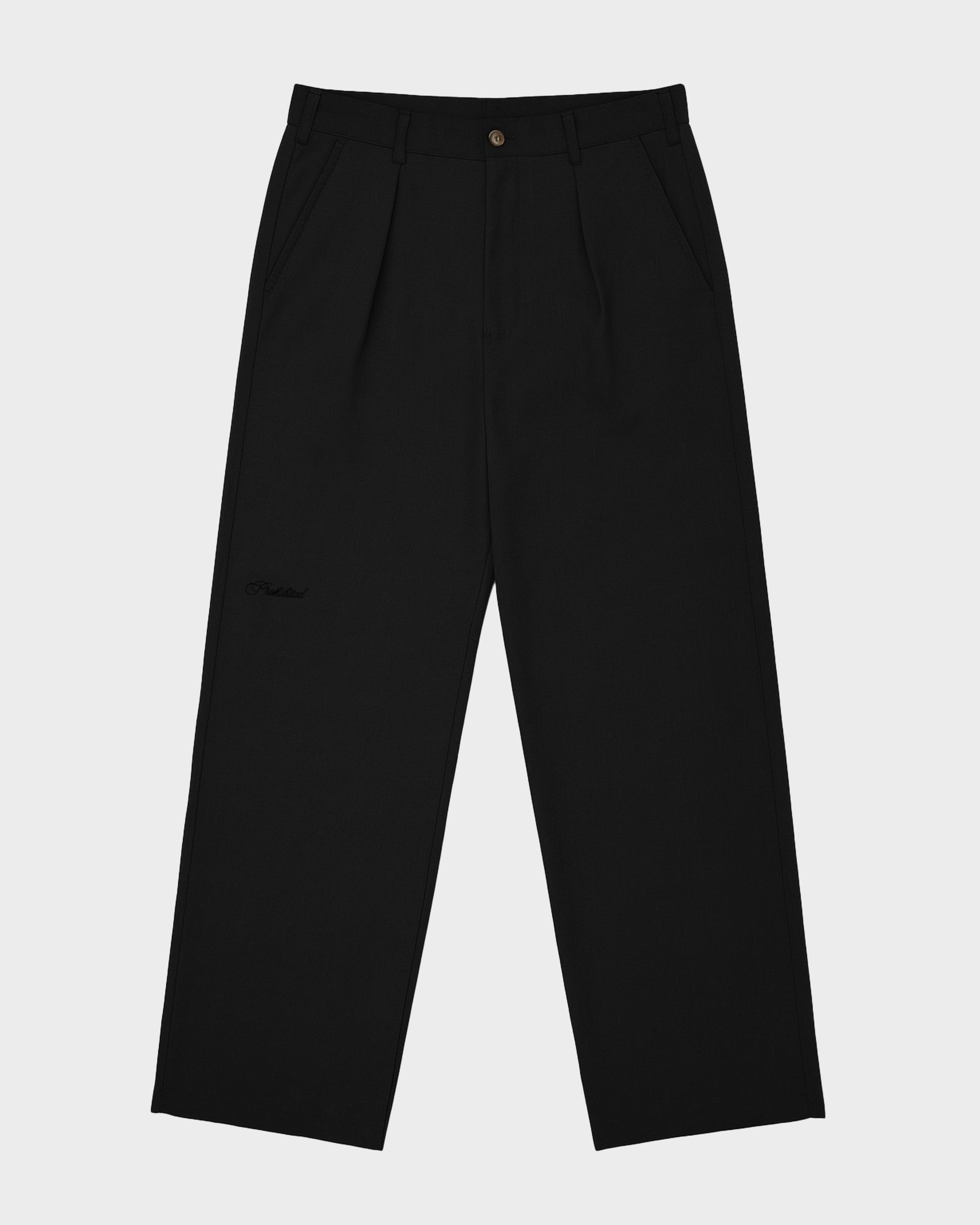 SOHO PLEATED PANTS | BLACK