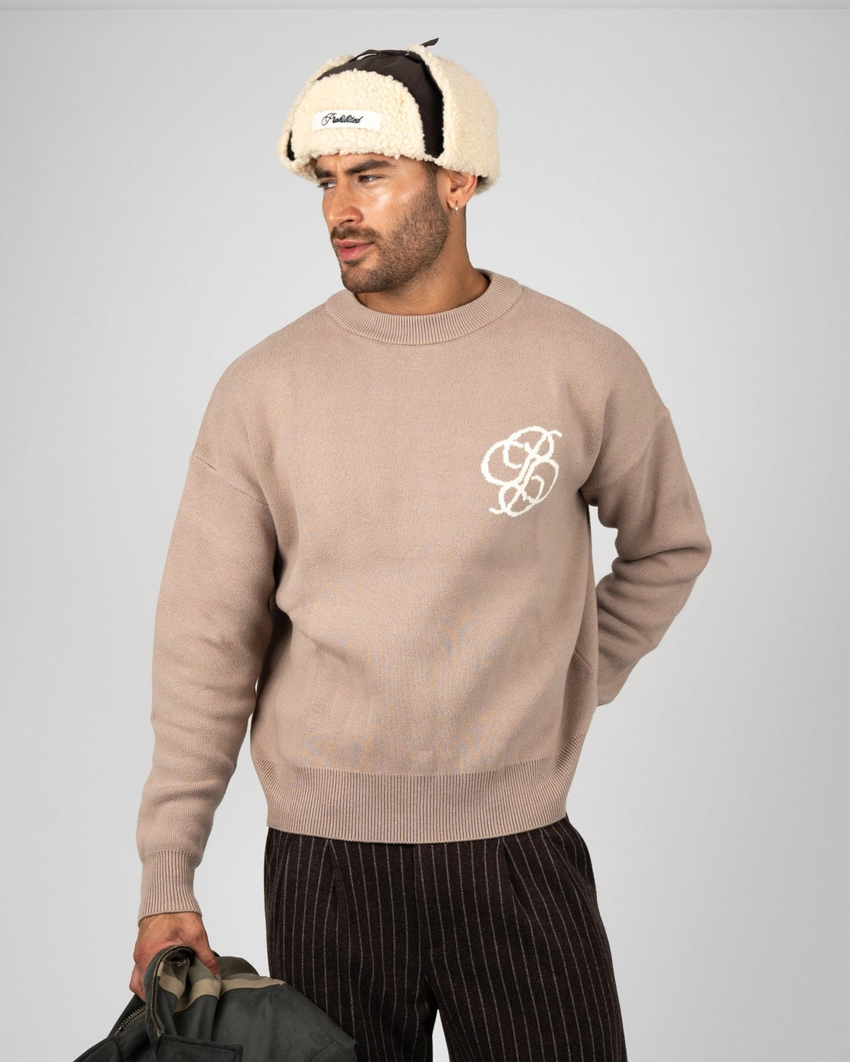 ACADEMY KNIT SWEATER LINEN BEIGE