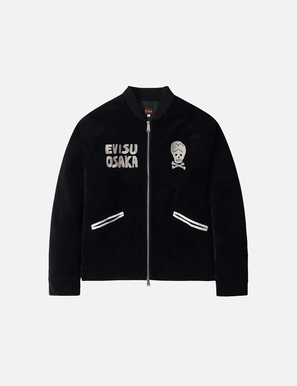 Vintage Velvet Regular Fit Padded Souvenir Jacket