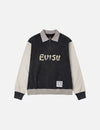 Logo Appliqué Regular Fit Half-Zip Color-Blocking Sweatshirt