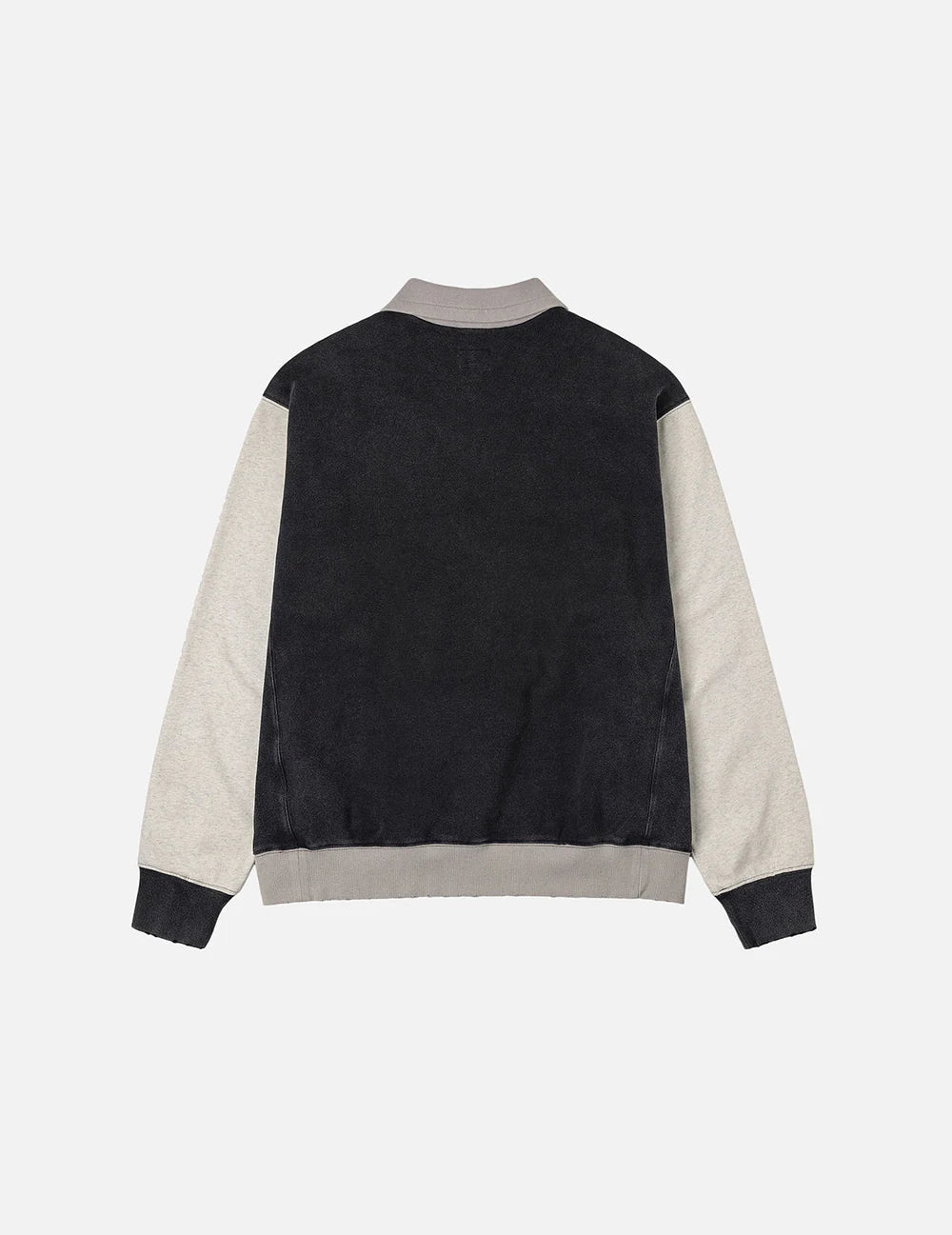Logo Appliqué Regular Fit Half-Zip Color-Blocking Sweatshirt