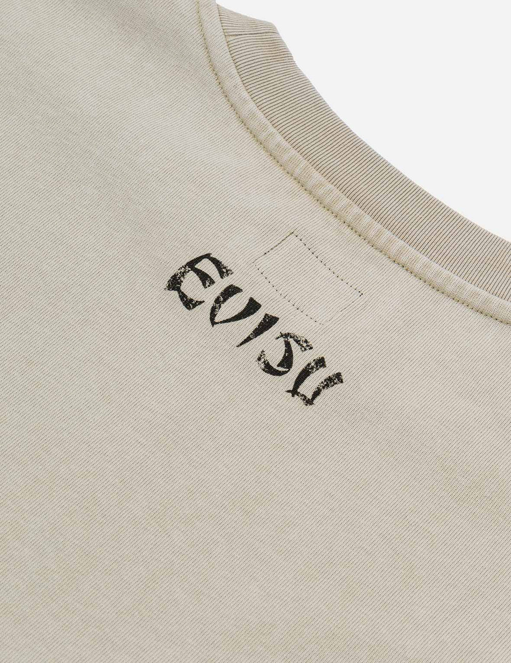 Hand-Drawn Seagull Print Relax Fit T-Shirt
