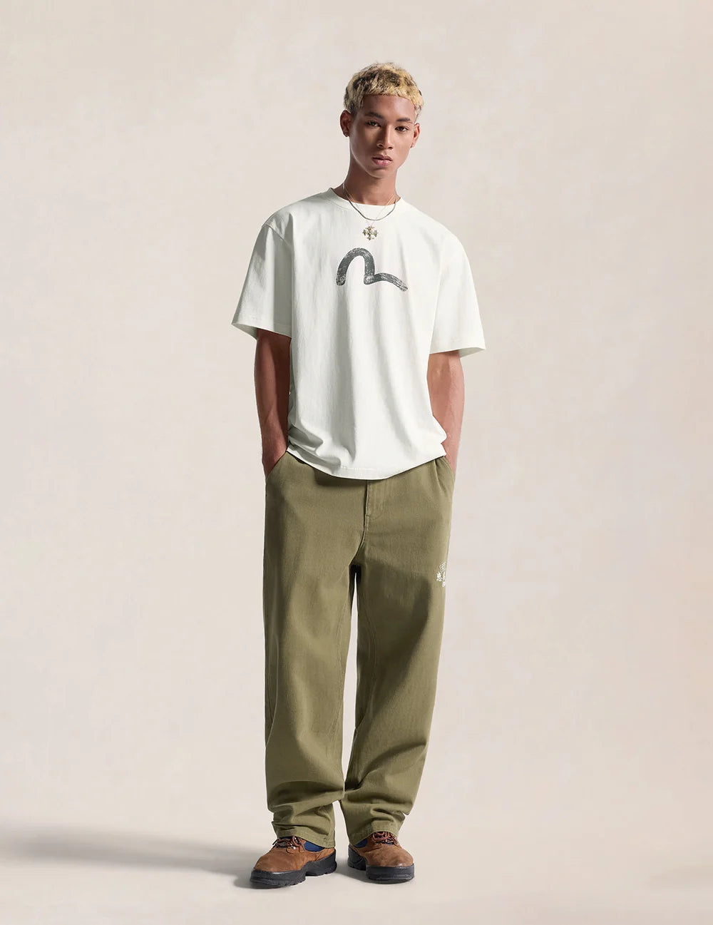 T-shirt con stampa Ebisu & Seagull