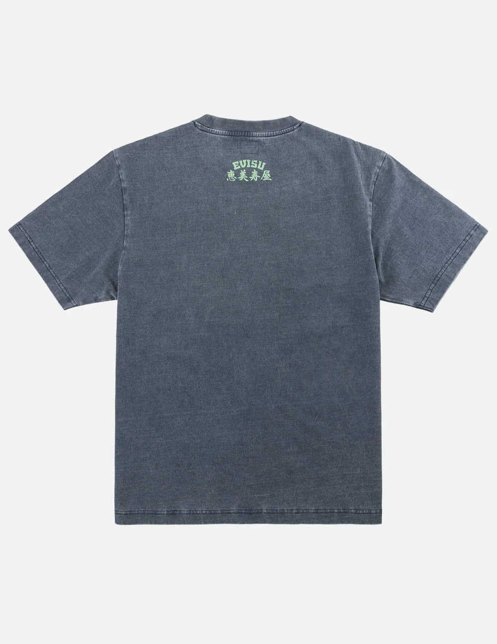 T-shirt con stampa Ebisu & Seagull BLU WASHED
