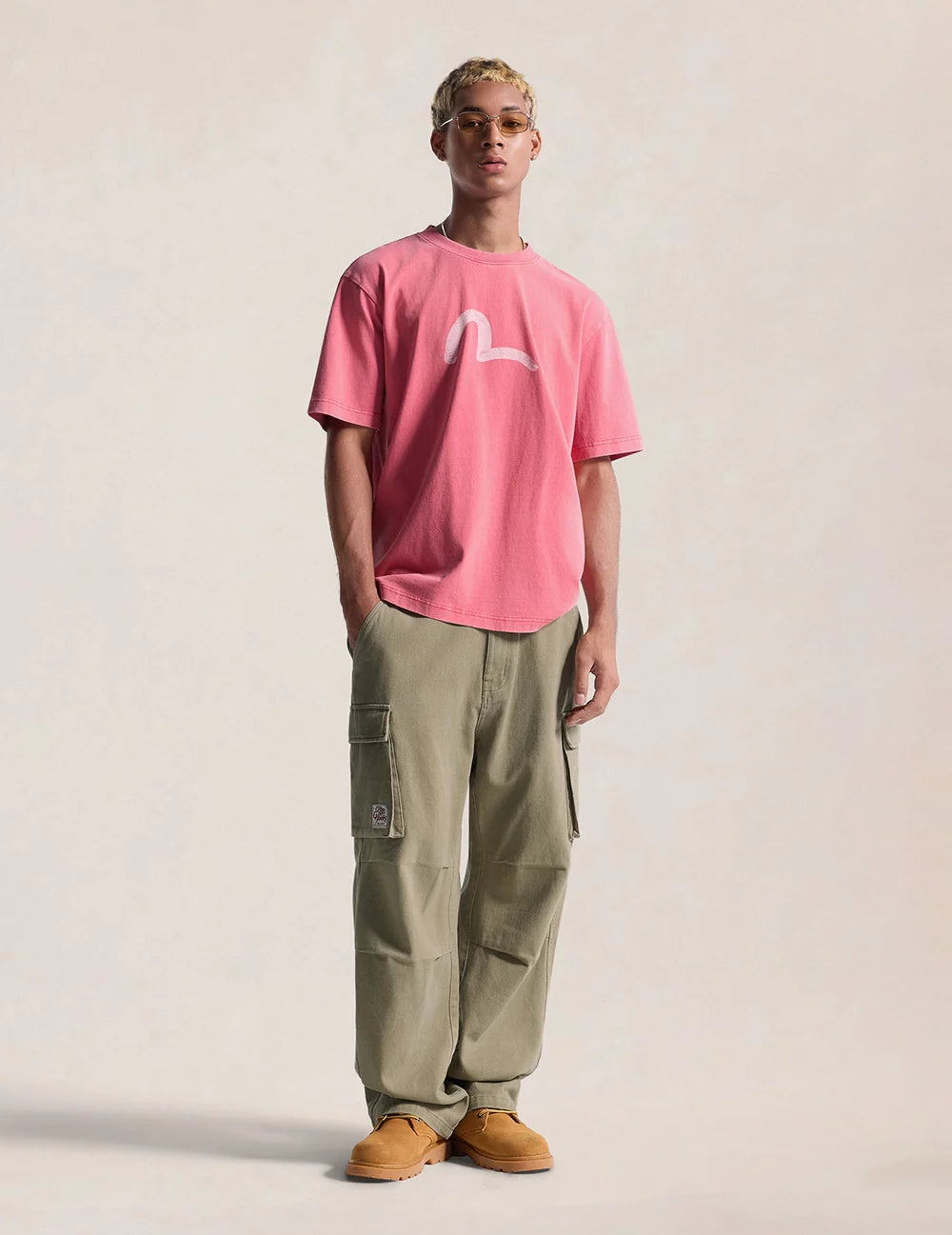 T-shirt con stampa Ebisu PINK