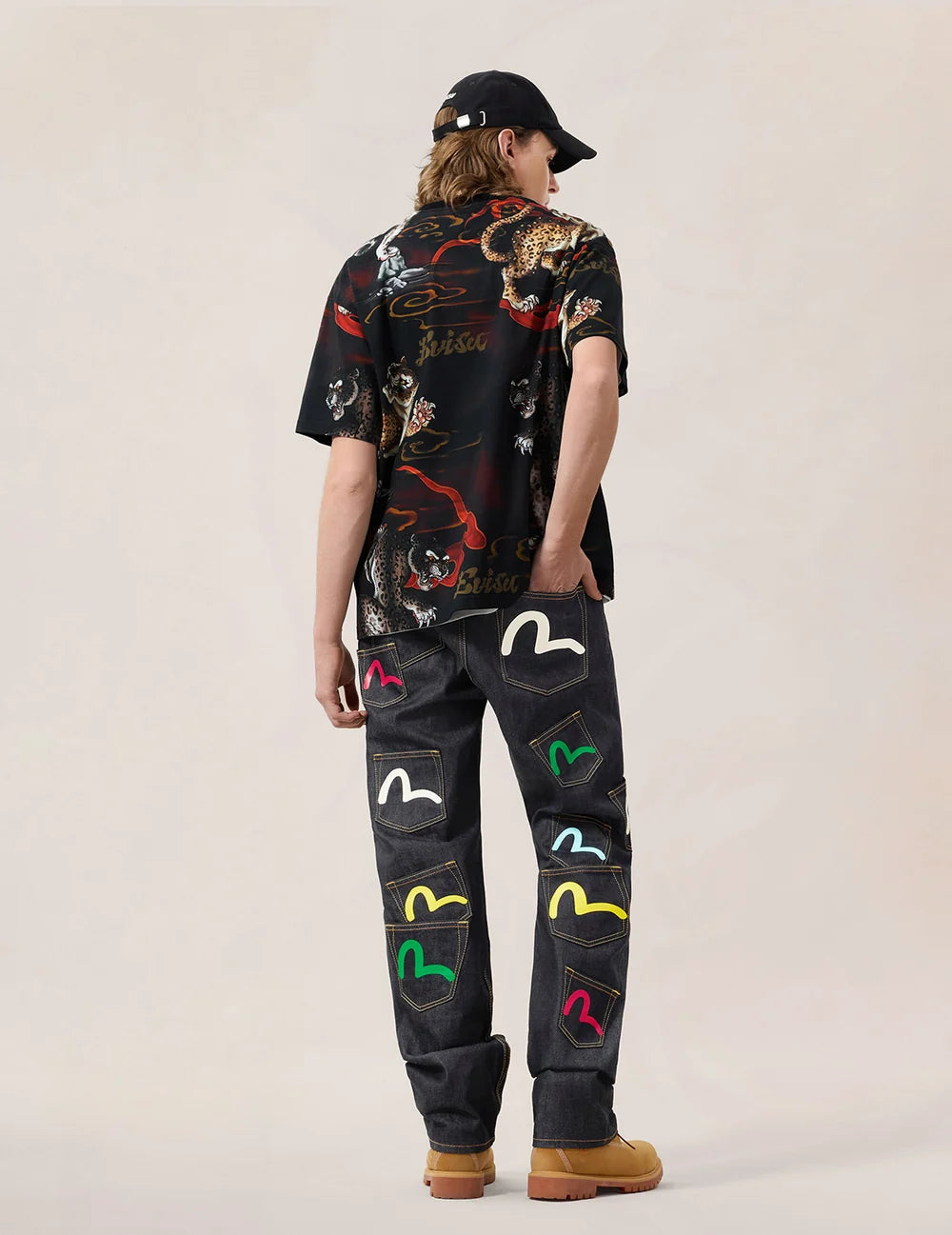 JEANS MULTI POCKET DENIM RAW INDIGO