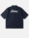 Whip-stitch Dual Pocket Boxy Denim Shirt
