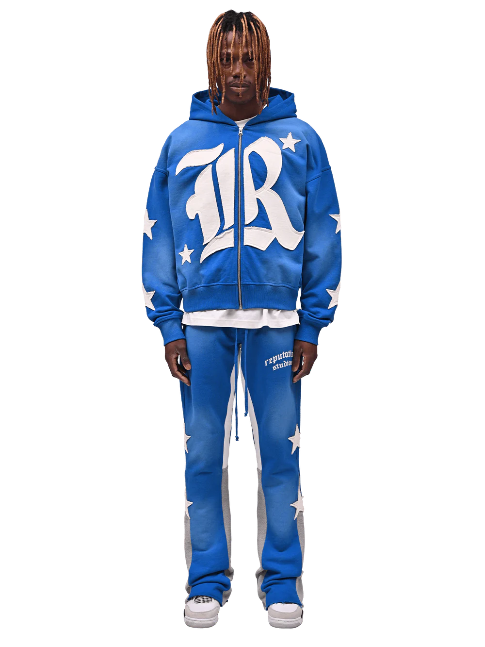 SUN FADE HOODIE - ROYAL BLUE