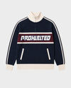 LETTERMAN KNITTED QUARTER ZIP | NAVY