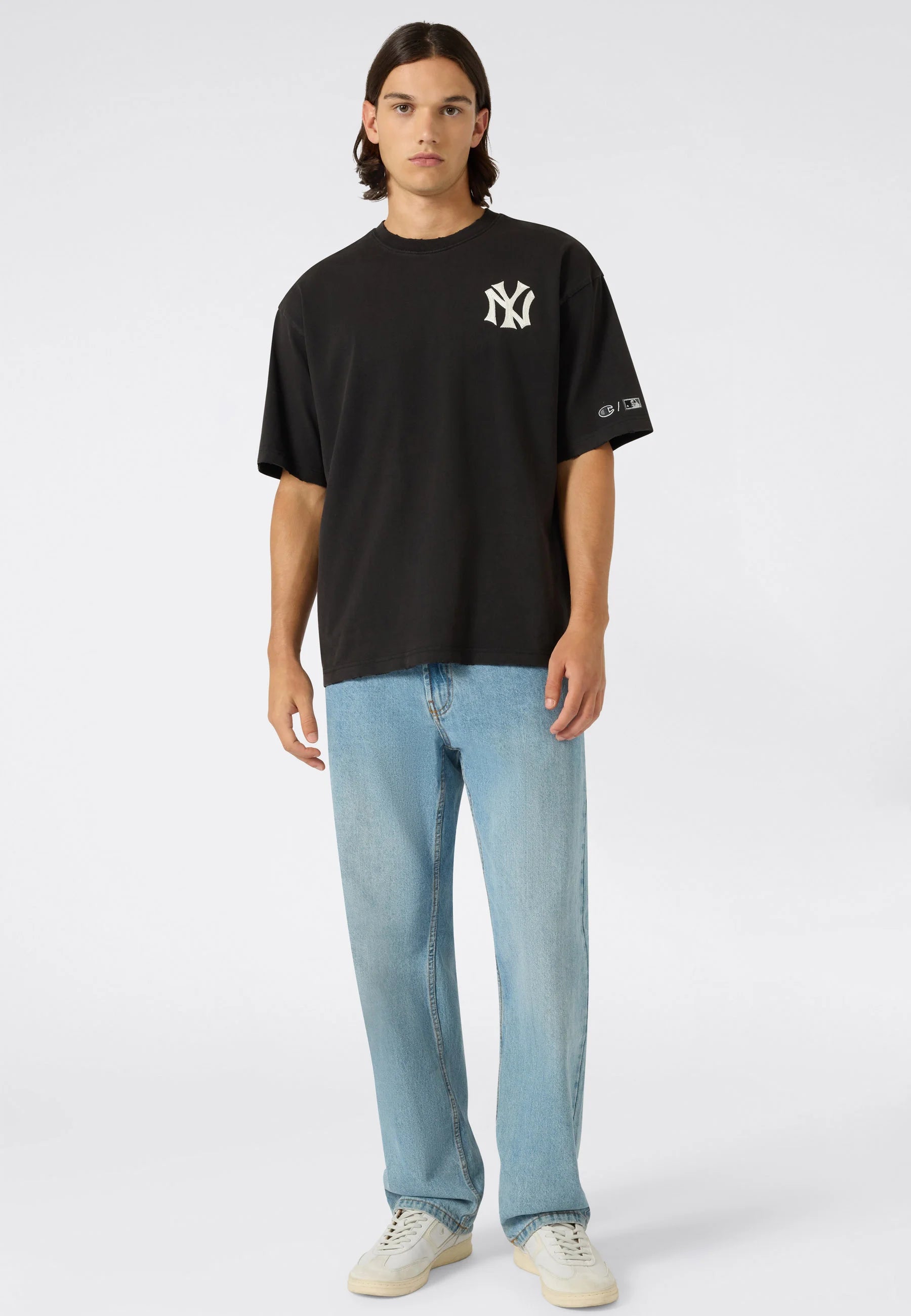 CHAMPION SS TEE MLB COOPERSTOWN BLACK