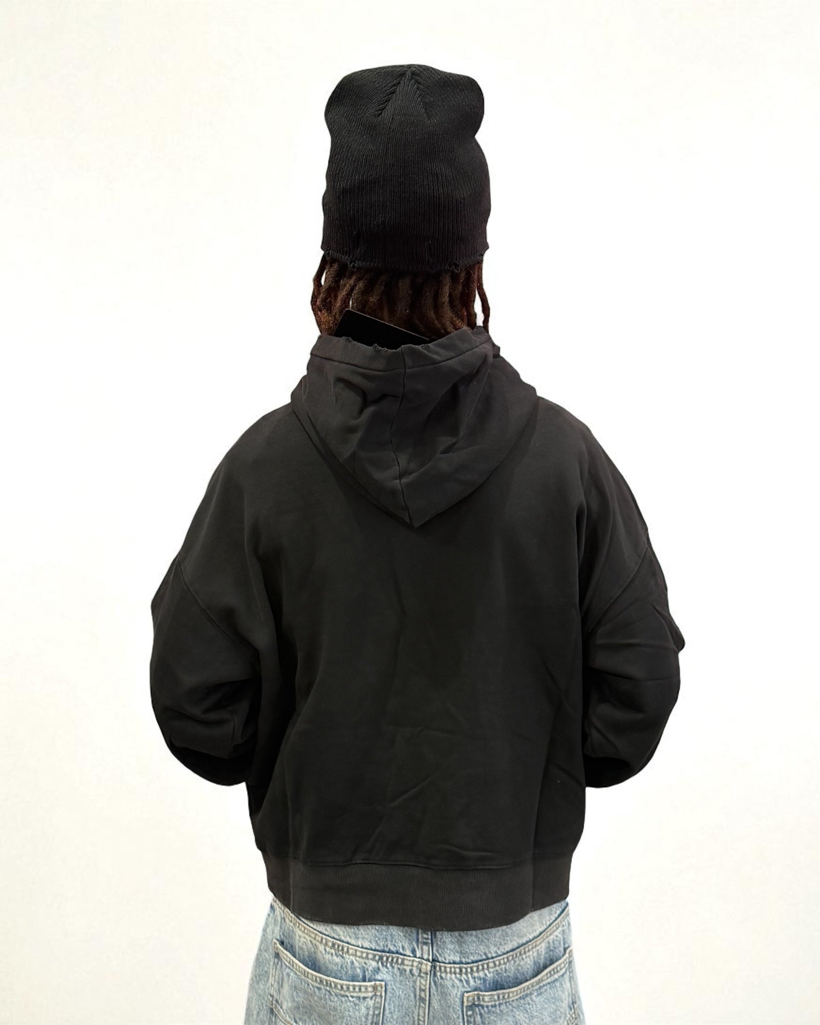 ANARCHY HOODIE WASHED BLACK