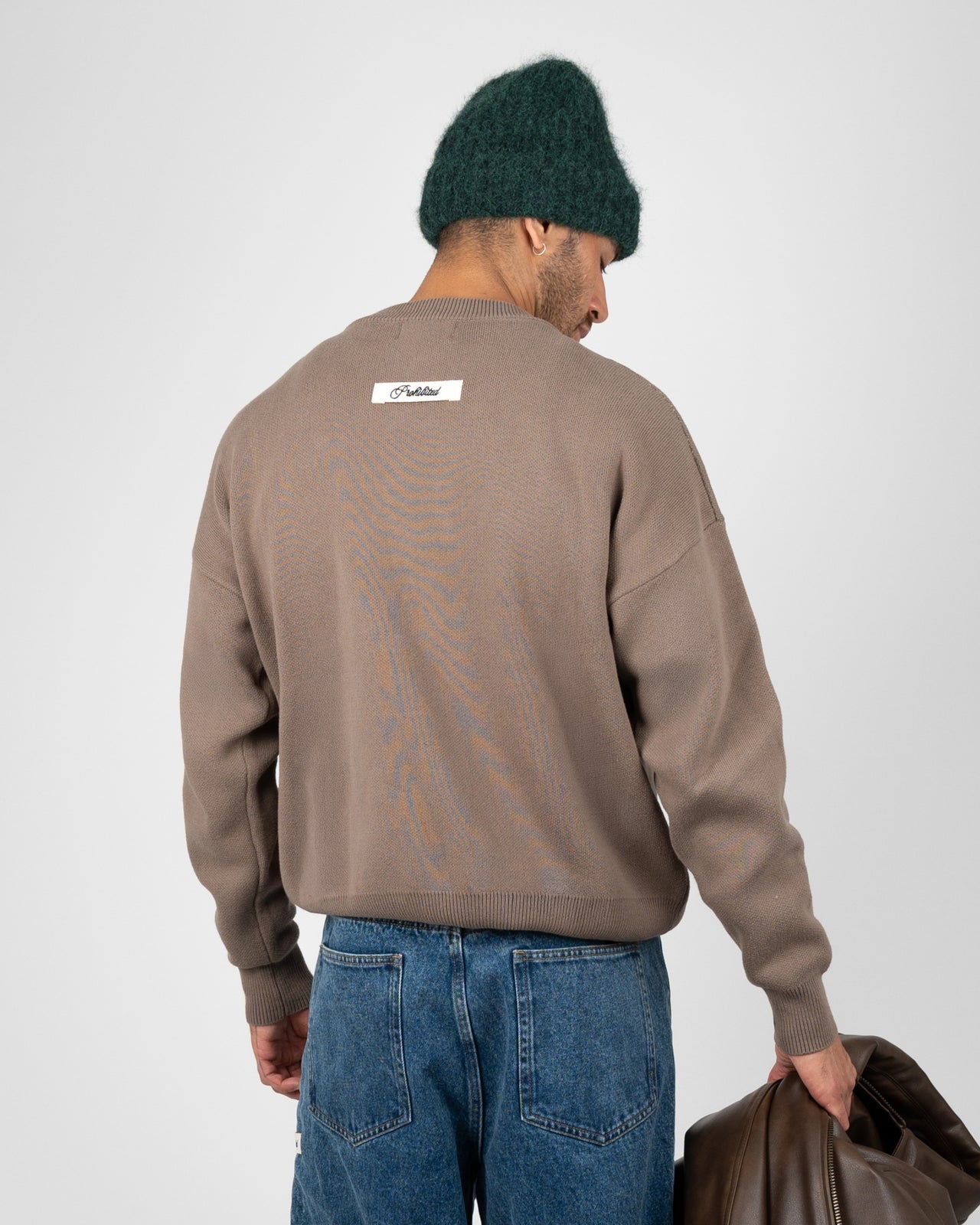 ACADEMY KNIT SWEATER STONE