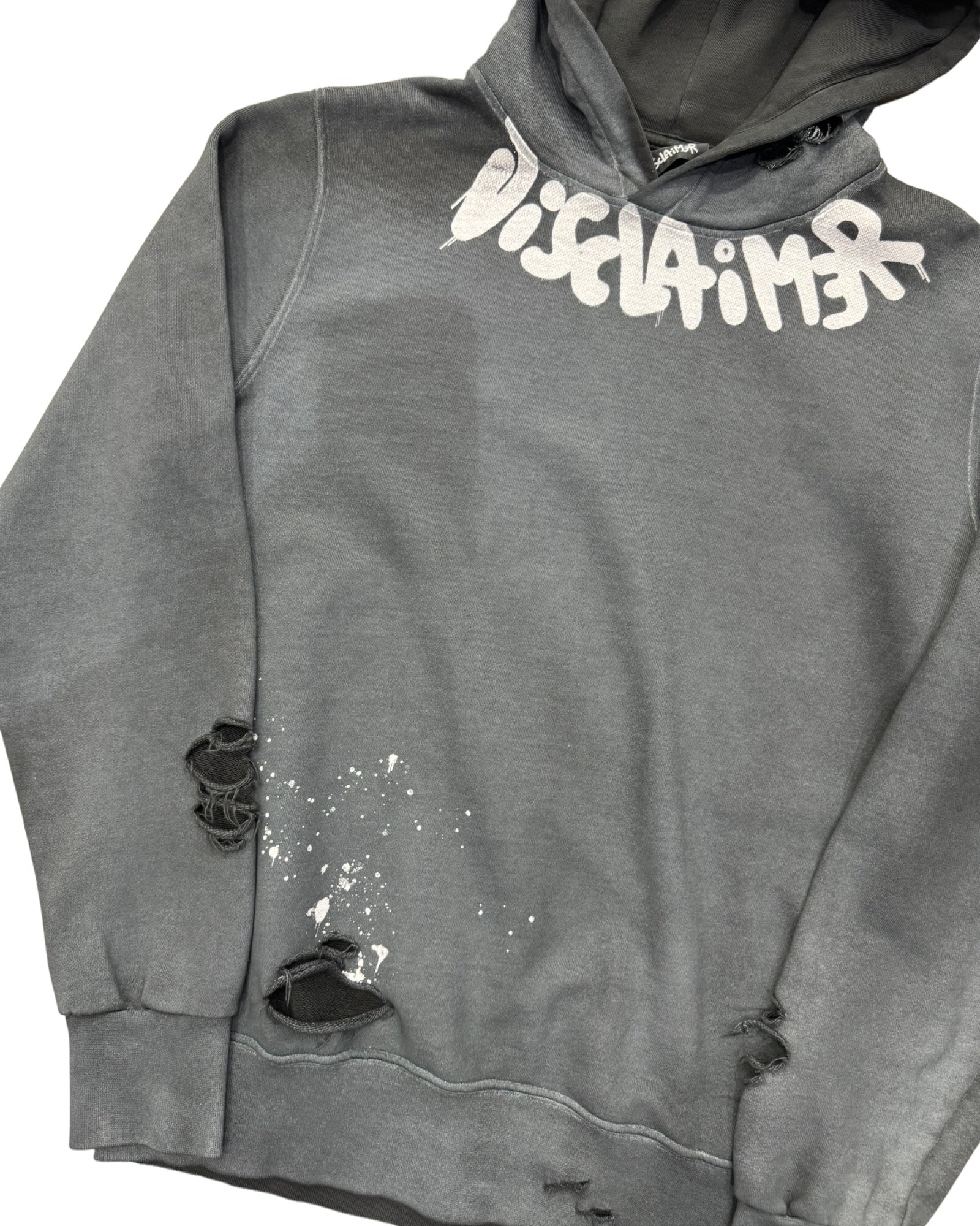 HOODIE DISCLAIMER ACID WASH