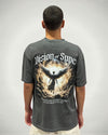 STONE WASH ANGEL TEE WITH ANGEL