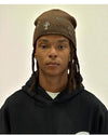 CROSS OVER BEANIE BROWN