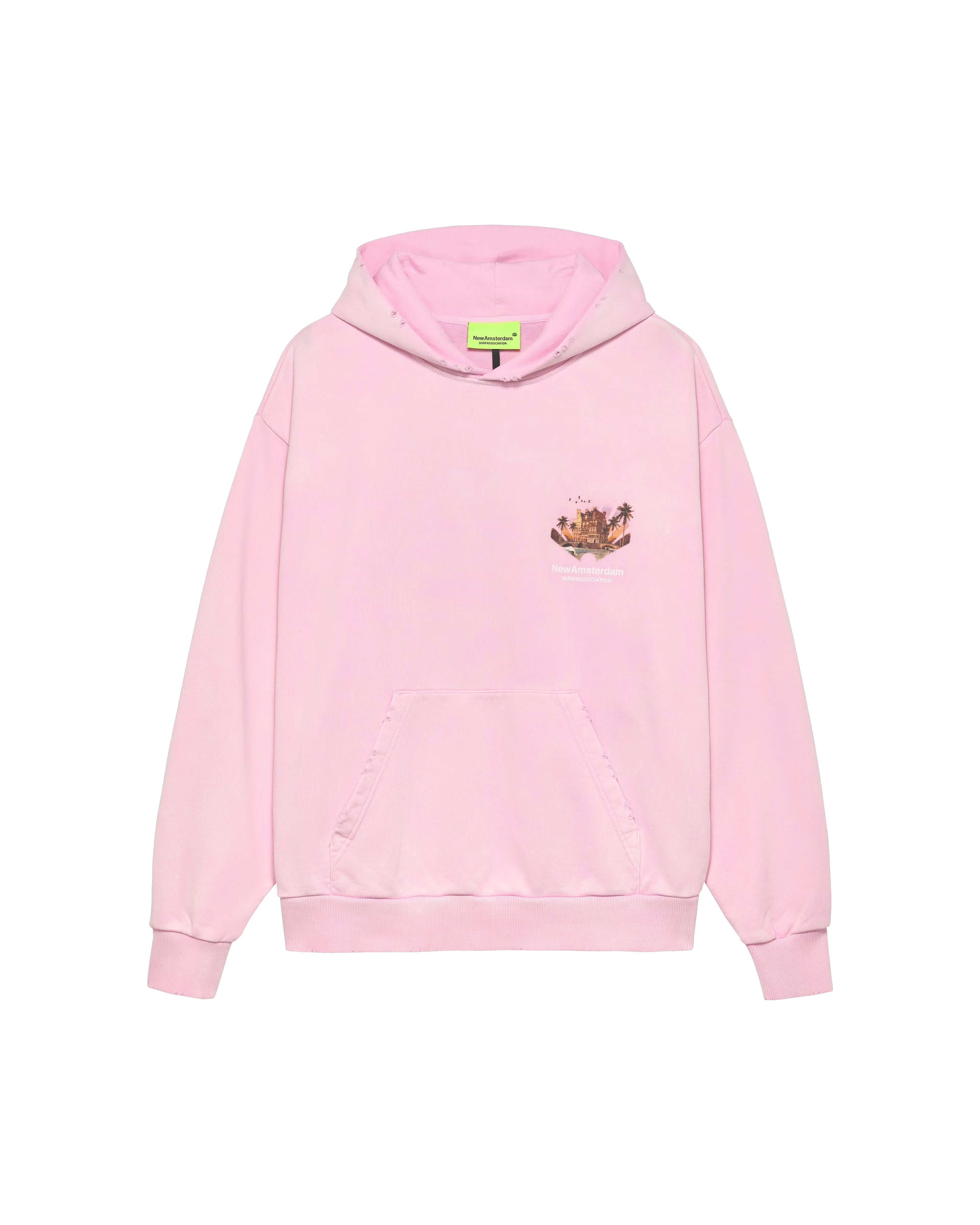 TROPICAL HOODIE PINK LADY