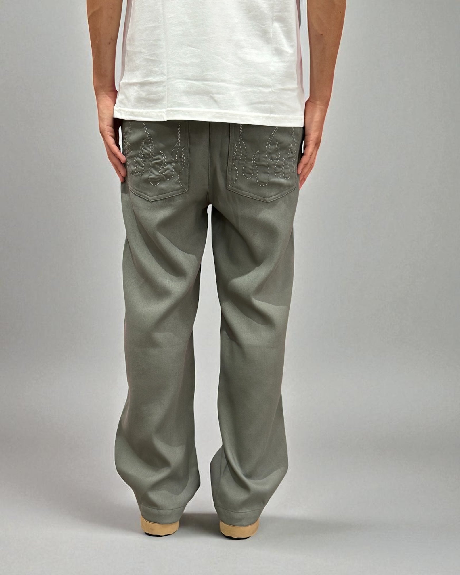 GREY PANT RIPSTOP WITH ELASTIC