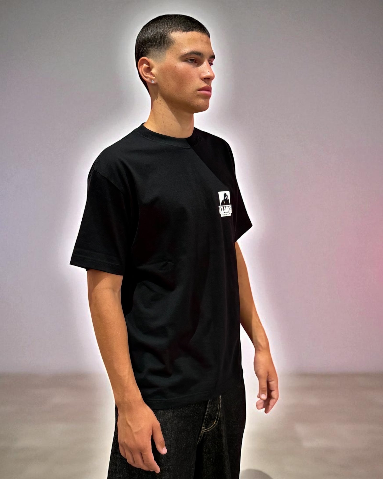 BACKSIDE TEE LOGO BLACK