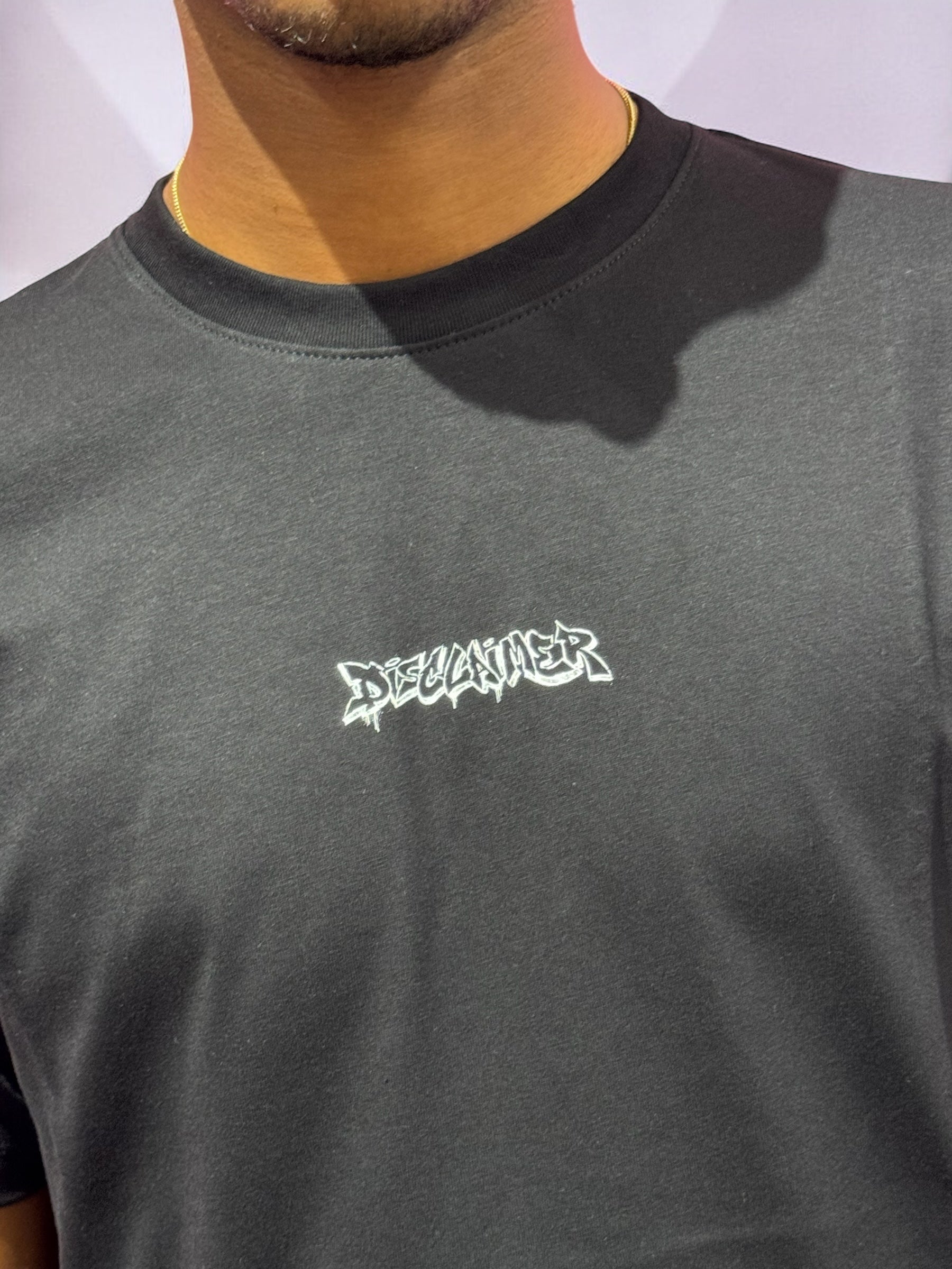 TEE BLACK DISCLAIMER