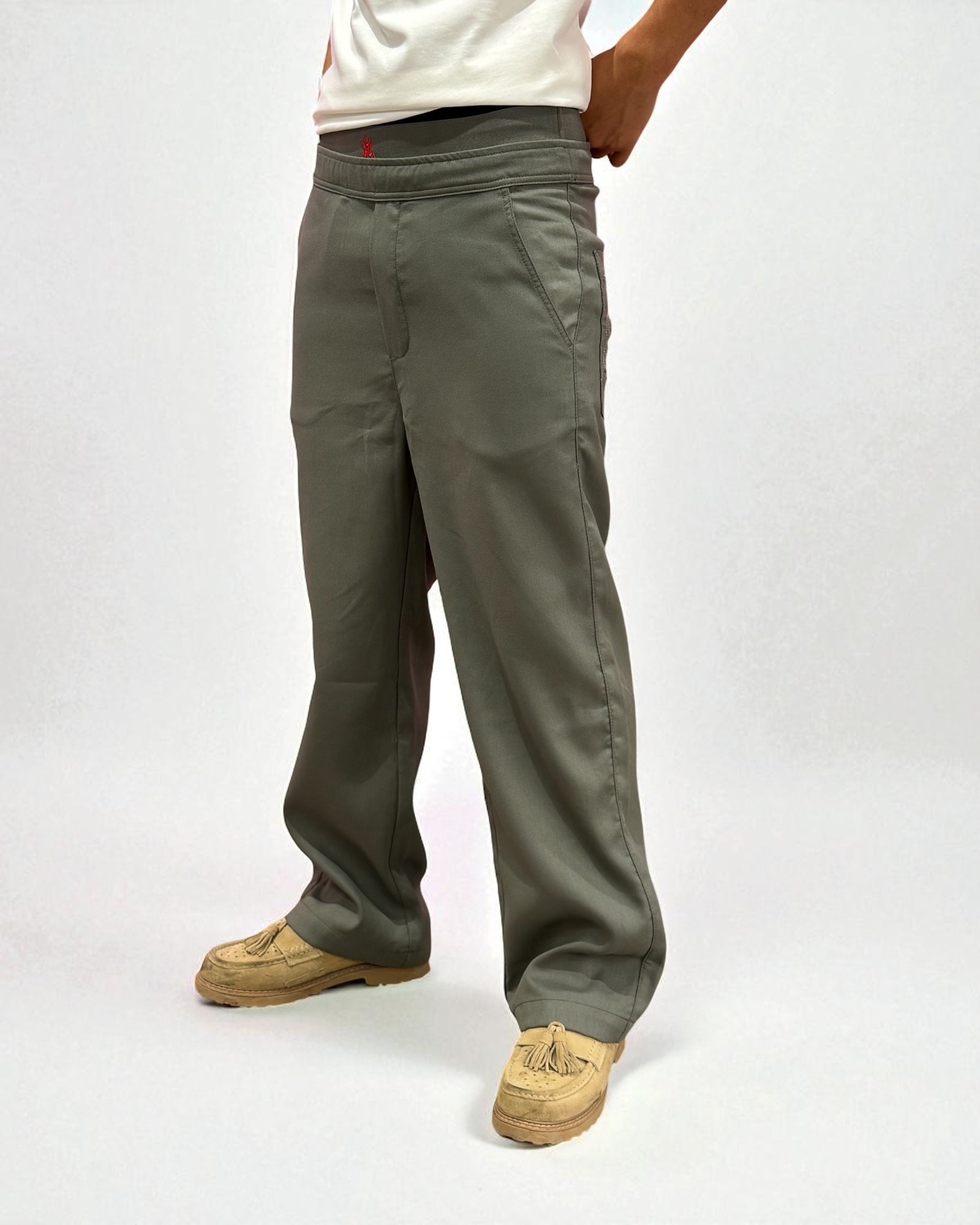 GREY PANT RIPSTOP WITH ELASTIC