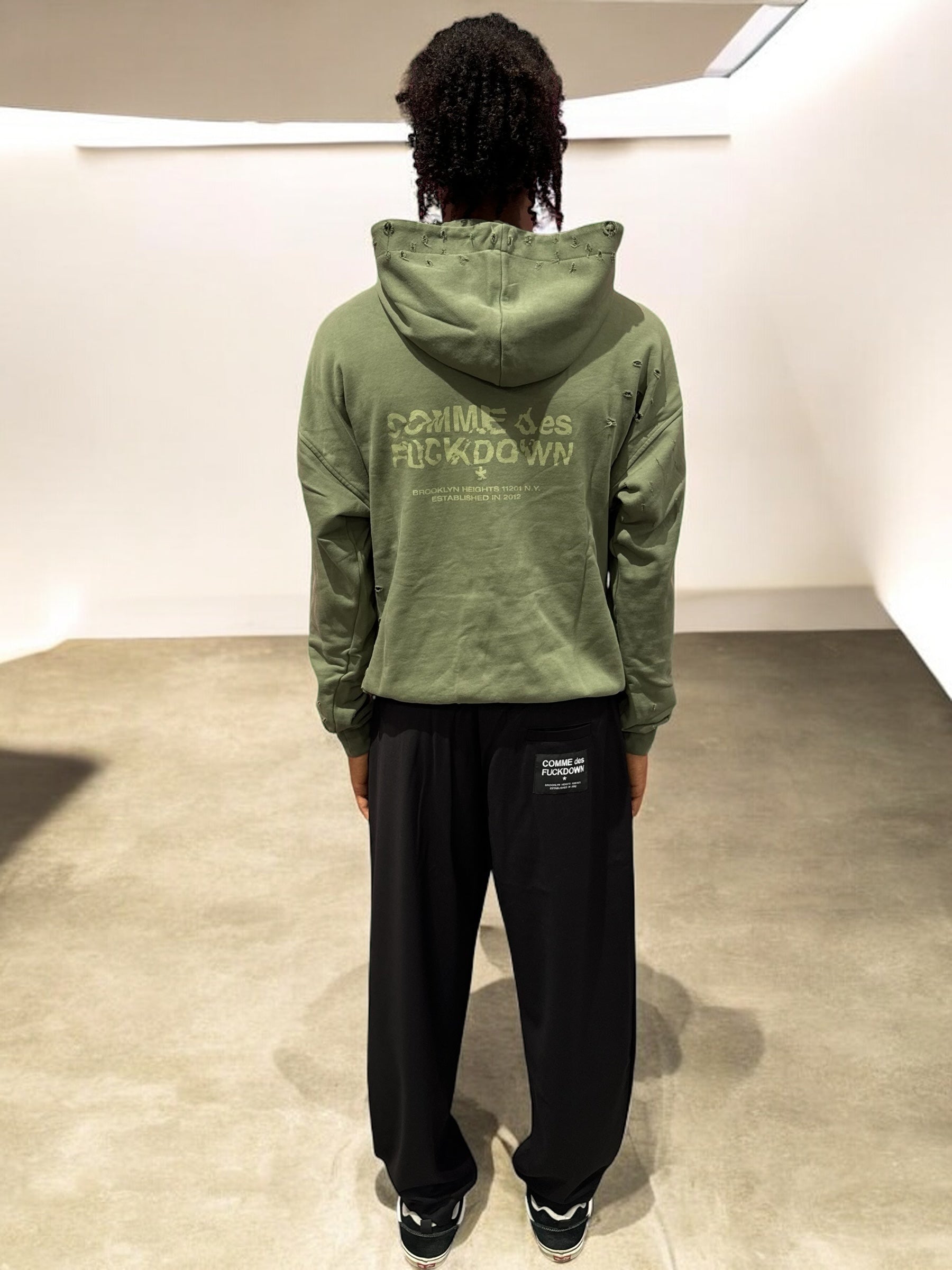 HOODIE GREEN DELAVÈ