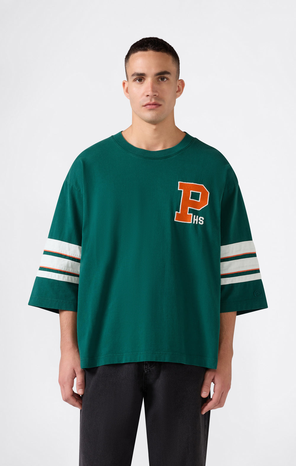 T-SHIRT OVERSIZE UOMO MODERN AMETORA VERDE BRILLANTE