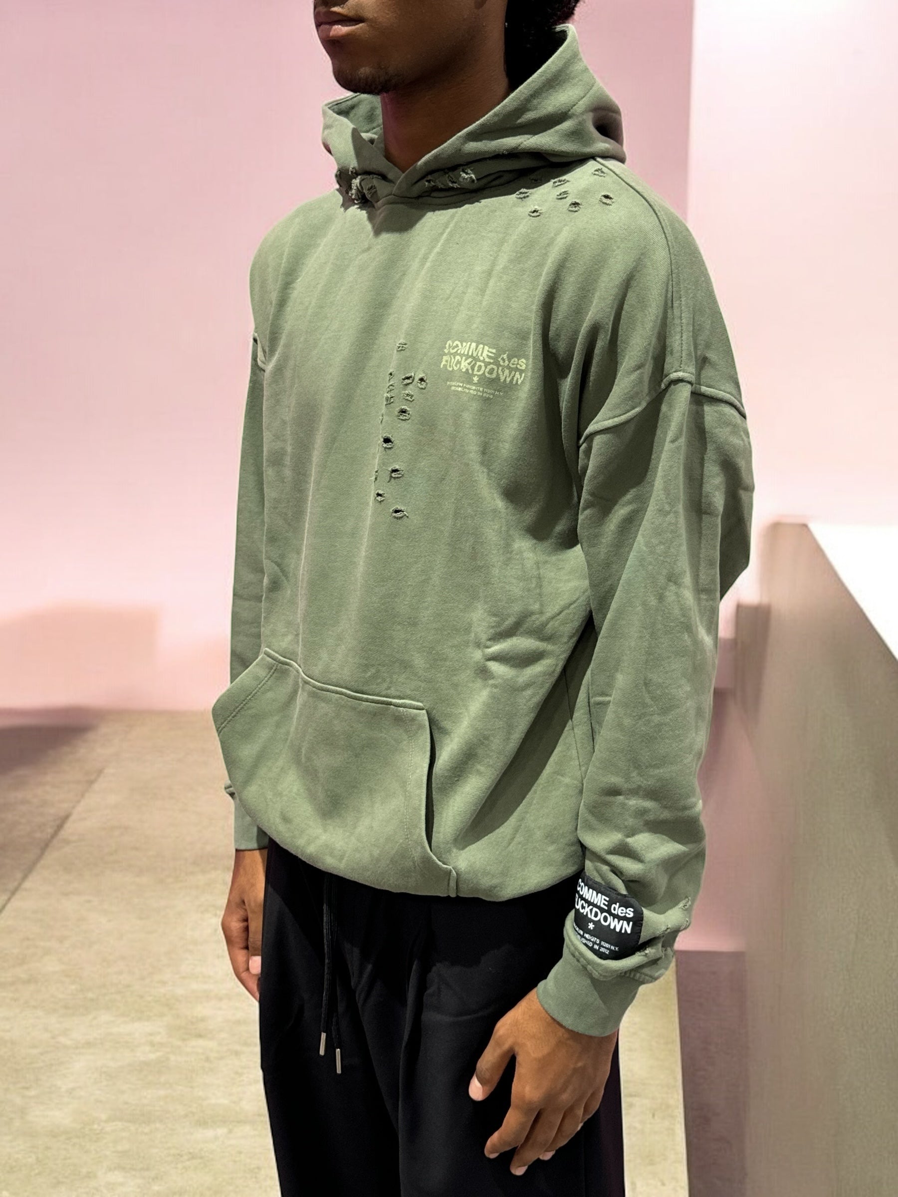 HOODIE GREEN DELAVÈ