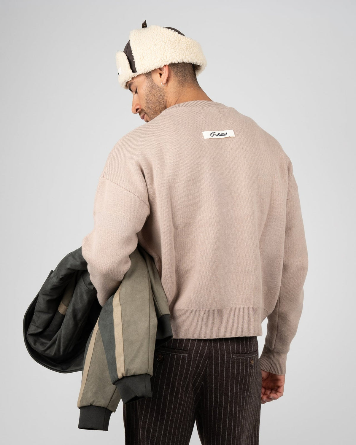 ACADEMY KNIT SWEATER LINEN BEIGE