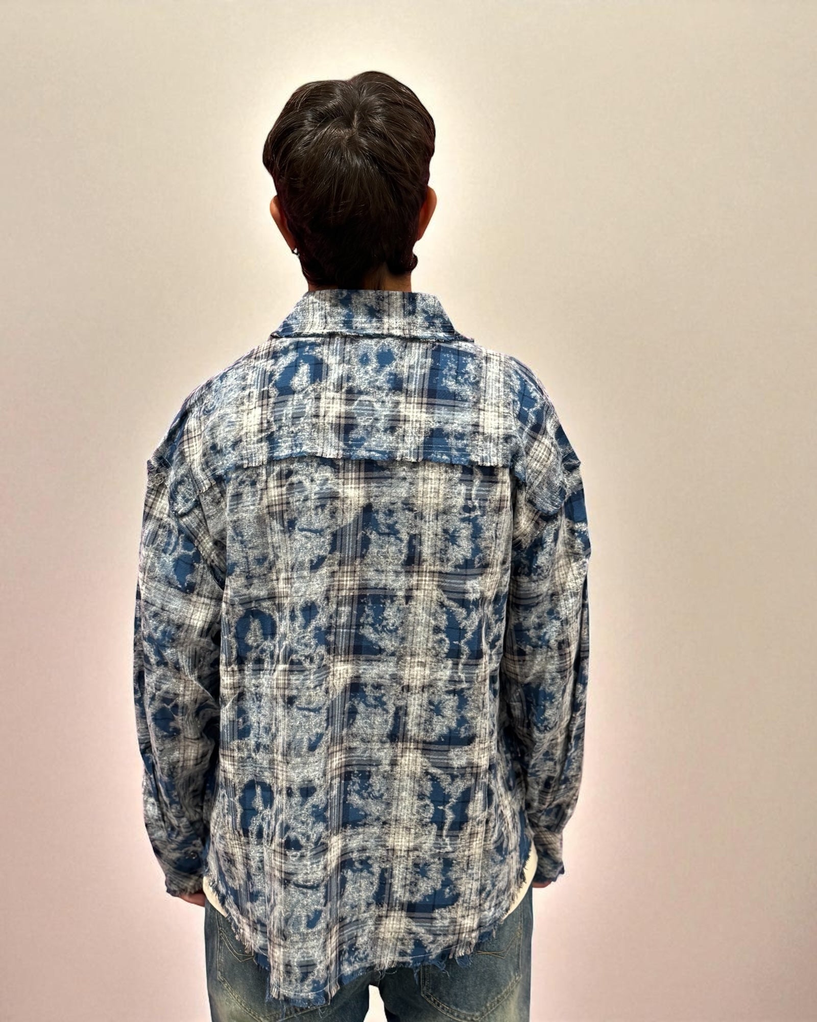 HYPER ACID SHIRT BLUE GRID