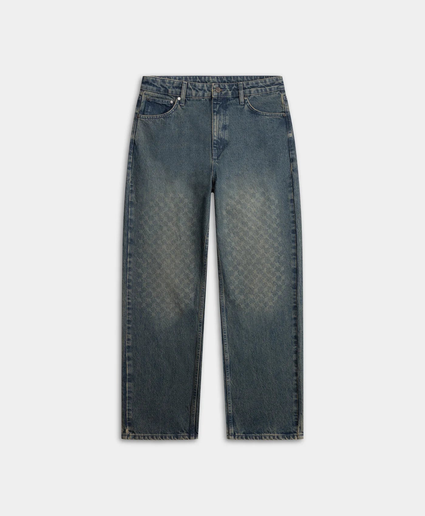 FADED MONOGRAM AMBA JEANS