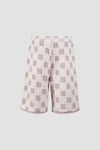 Pantaloncini all'uncinetto con motivo floreale