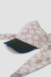 Cappellino con motivo floreale