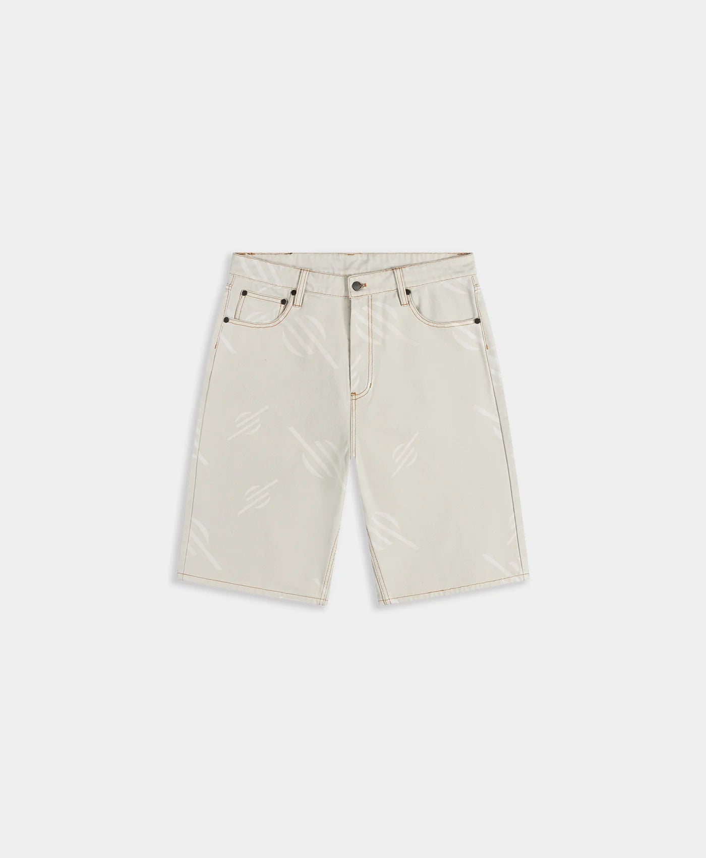 FOGGY DEW MONOGRAM CANVAS SHORTS