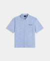 BLUE STRIPE SCRIPT SHIRT