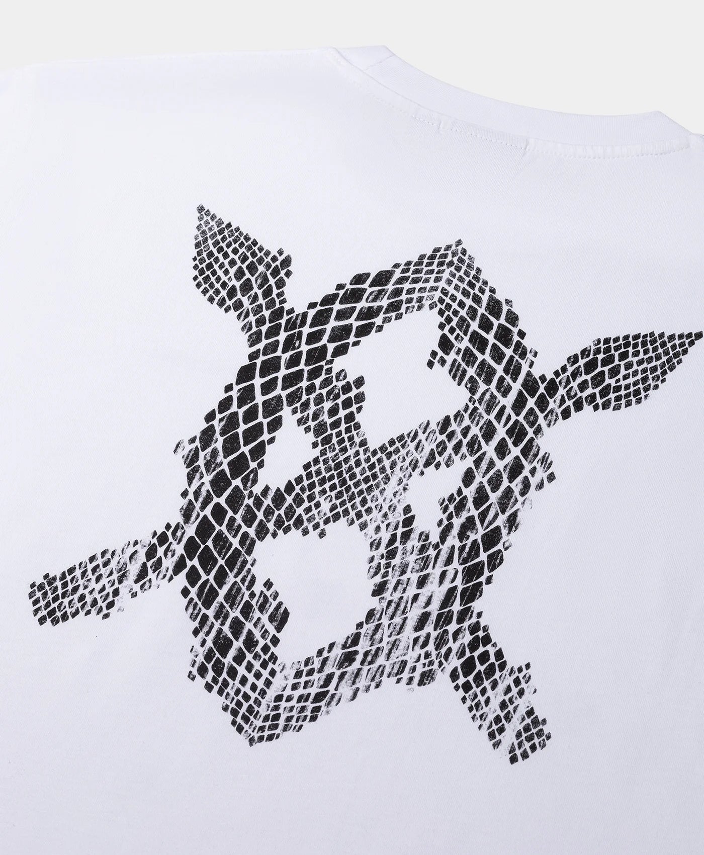 WHITE SNAKE SHIELD T-SHIRT