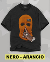 TEE BALACLAVA BLCK ORANGE