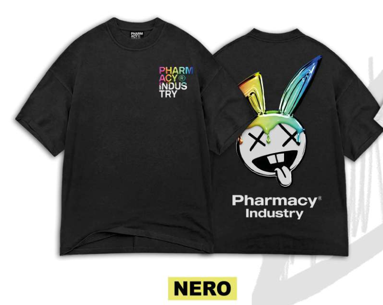 TEE PHARMACY BLACK BUNNY