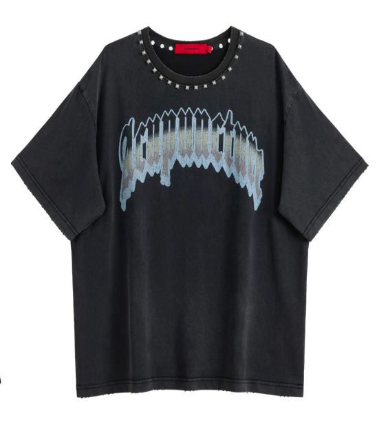 PUNKER TEE WASHED BLACK
