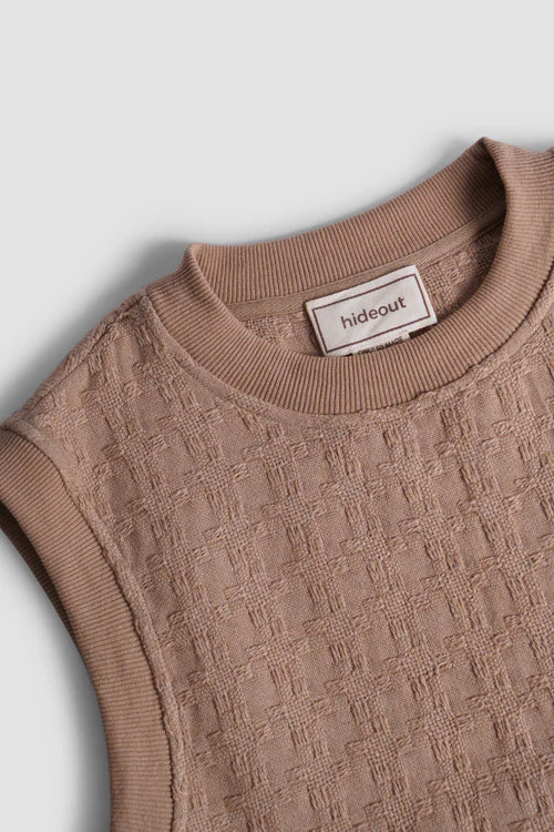 Gilet in maglia senza maniche