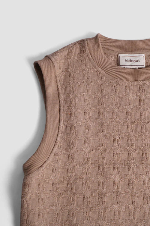 Gilet in maglia senza maniche
