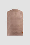 Gilet in maglia senza maniche