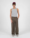 SOHO PLEATED PANTS | KHAKI