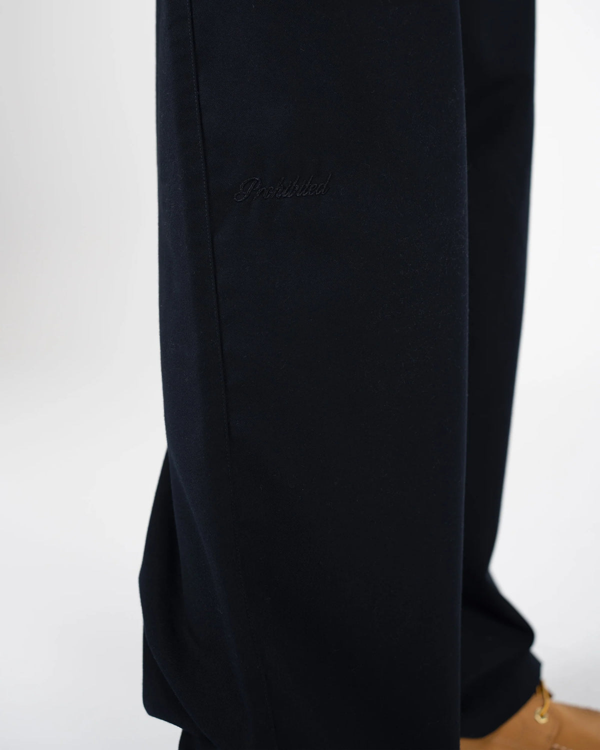 SOHO PLEATED PANTS | NAVY