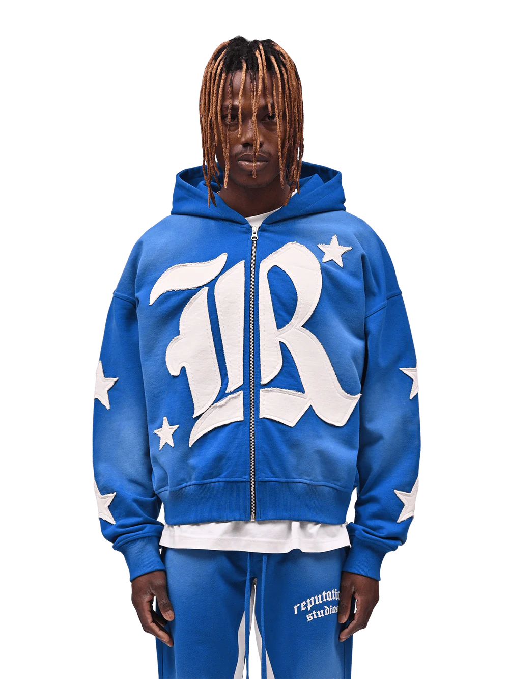 SUN FADE HOODIE - ROYAL BLUE